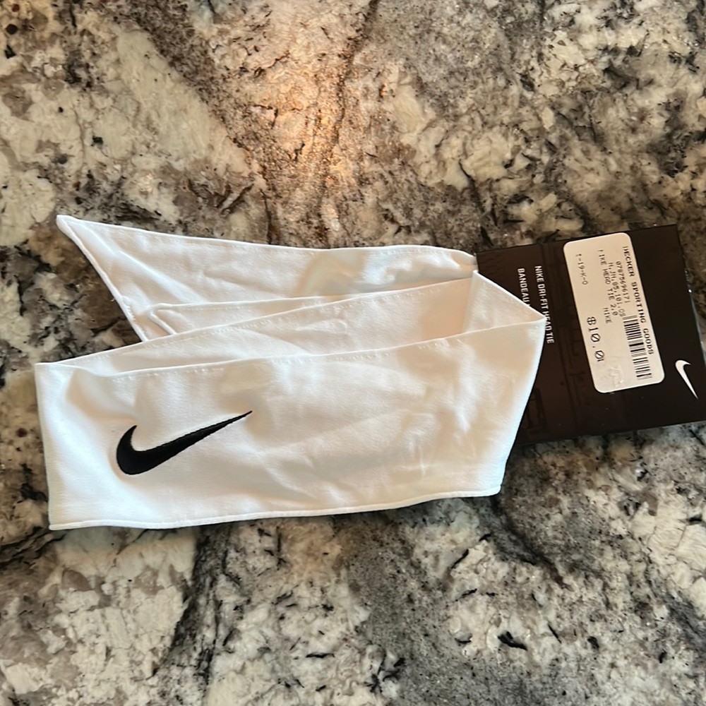 Nike Dri-fit Head tie white